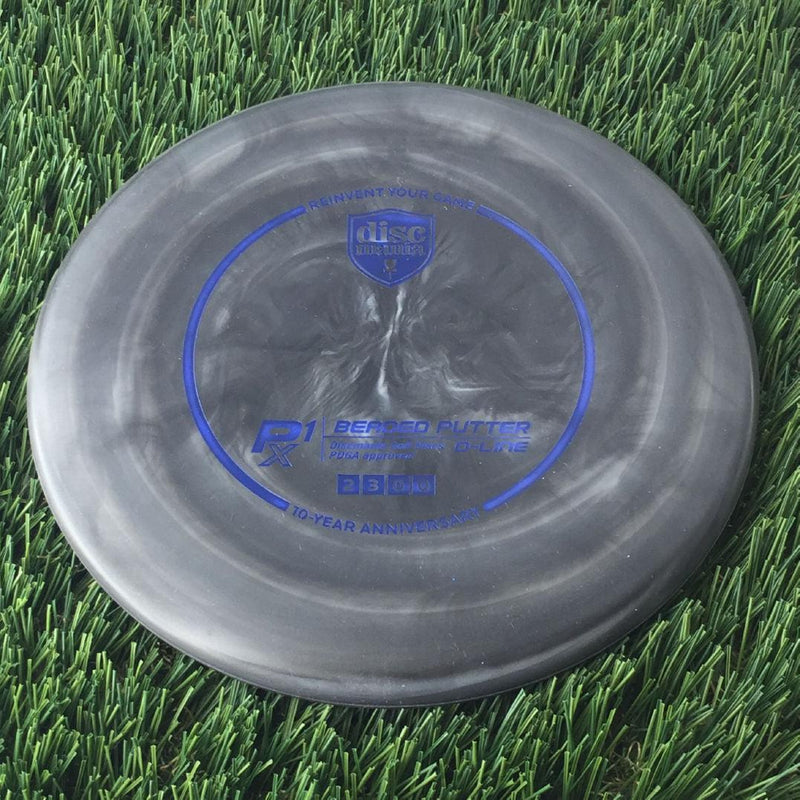 Discmania D-Line Swirl Flex 2 P1X with 10 Year Anniversary Heirloom Design Stamp - 173g Black