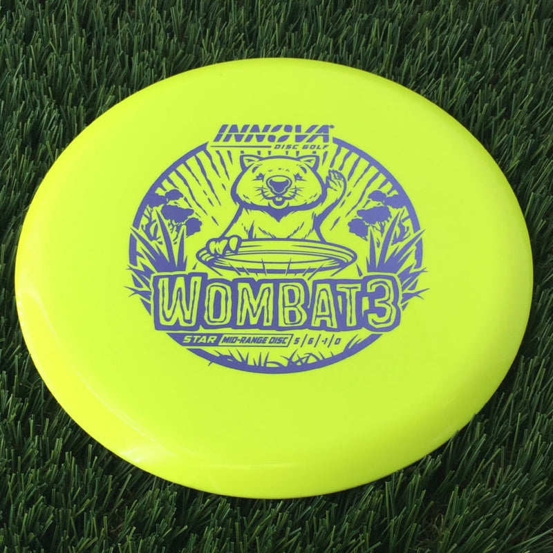 Innova Star Wombat3 with Burst Logo Stock Stamp - 166g Yellow