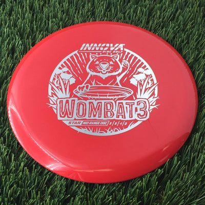 Innova Star Wombat3 with Burst Logo Stock Stamp - 180g Red