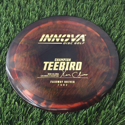 Innova Champion I-Dye Teebird with Ken Climo 12x World Champion Burst Logo Stamp - 167g - Translucent Dyed