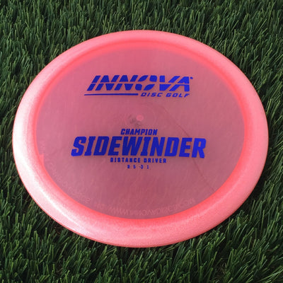 Innova Champion Sidewinder with Burst Logo Stock Stamp - 138g - Translucent Pink