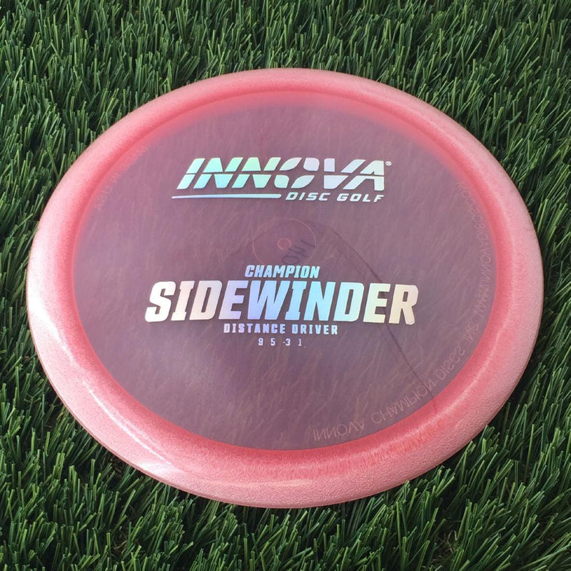 Innova Champion Sidewinder with Burst Logo Stock Stamp - 140g - Translucent Dark Pink