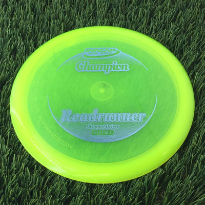 Innova Champion Roadrunner with Circle Fade Stock Stamp - 170g - Translucent Bright Yellow