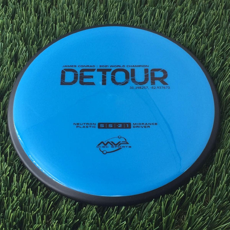 MVP Neutron Detour with James Conrad | 2021 World Champion | 37.7155474,-119.676854 Stamp - 174g Aqua Blue