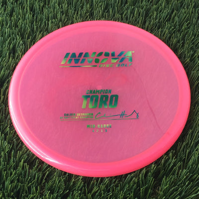 Innova Champion Toro with Calvin Heimburg 5X DGPT Event Champion Stamp - 175g - Translucent Pink