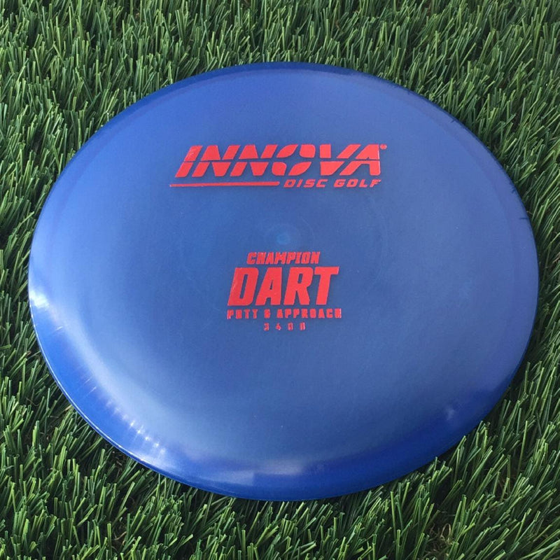 Innova Champion Dart with Burst Logo Stock Stamp - 175g - Translucent Dark Blue