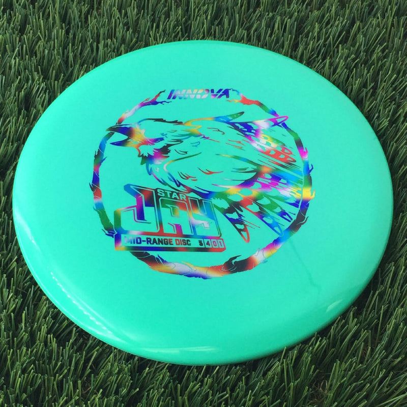 Innova Star Jay with Burst Logo Stock Stamp - 180g Teal Green