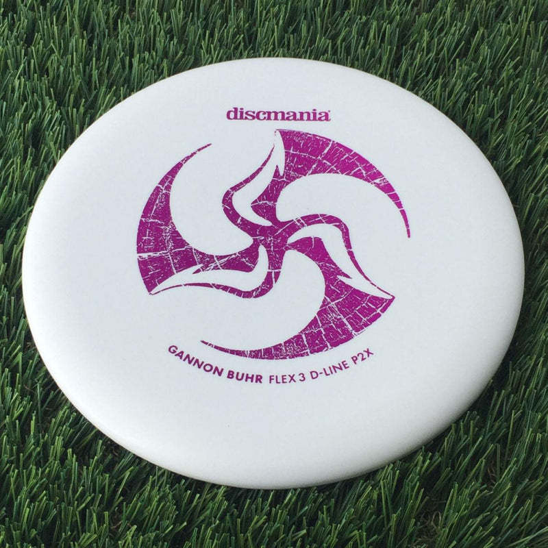 Discmania D-Line Flex 3 P2x with Gannon Buhr Signature Series x Huk Lab Collaboration Stamp - 176g White