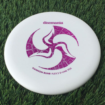 Discmania D-Line Flex 3 P2x with Gannon Buhr Signature Series x Huk Lab Collaboration Stamp - 176g White