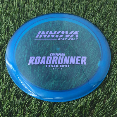 Innova Champion Roadrunner with Burst Logo Stock Stamp - 175g - Translucent Blue