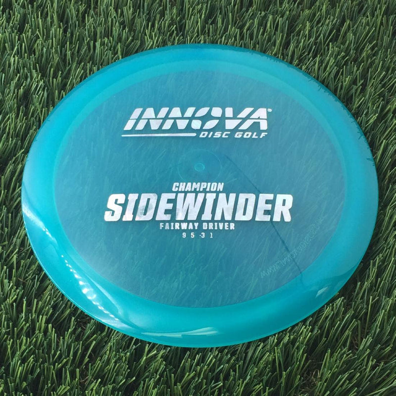 Innova Champion Sidewinder with Burst Logo Stock Stamp - 172g - Translucent Blue