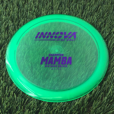 Innova Champion Mamba with Burst Logo Stock Stamp - 169g - Translucent Green