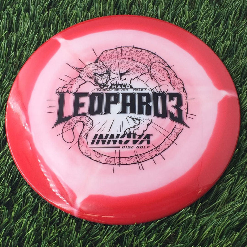 Innova Halo Star Leopard3 with Burst Logo Stock Stamp - 167g Red