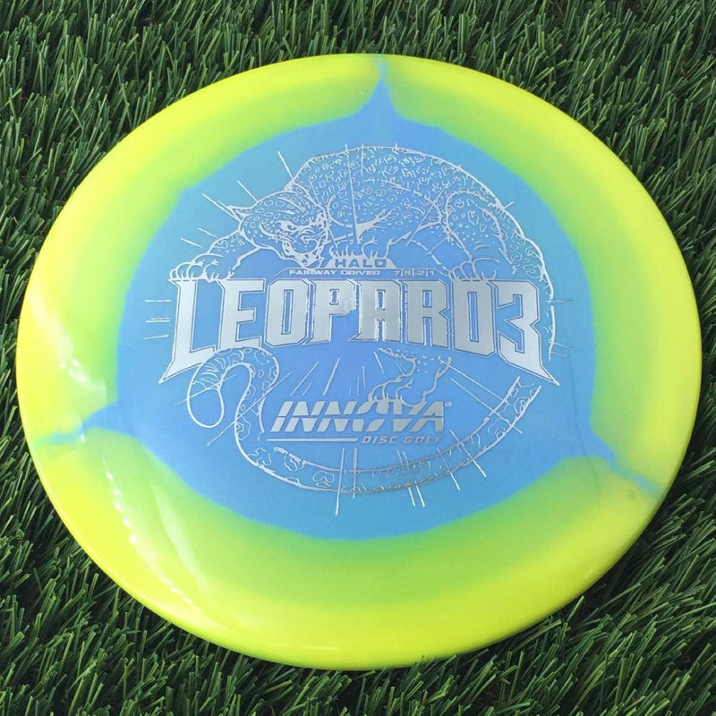 Innova Halo Star Leopard3 with Burst Logo Stock Stamp - 162g Bluish Yellow