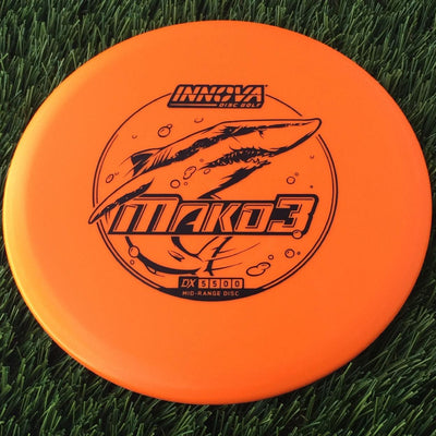 Innova DX Mako3 with Burst Logo Stock Stamp - 175g Orange