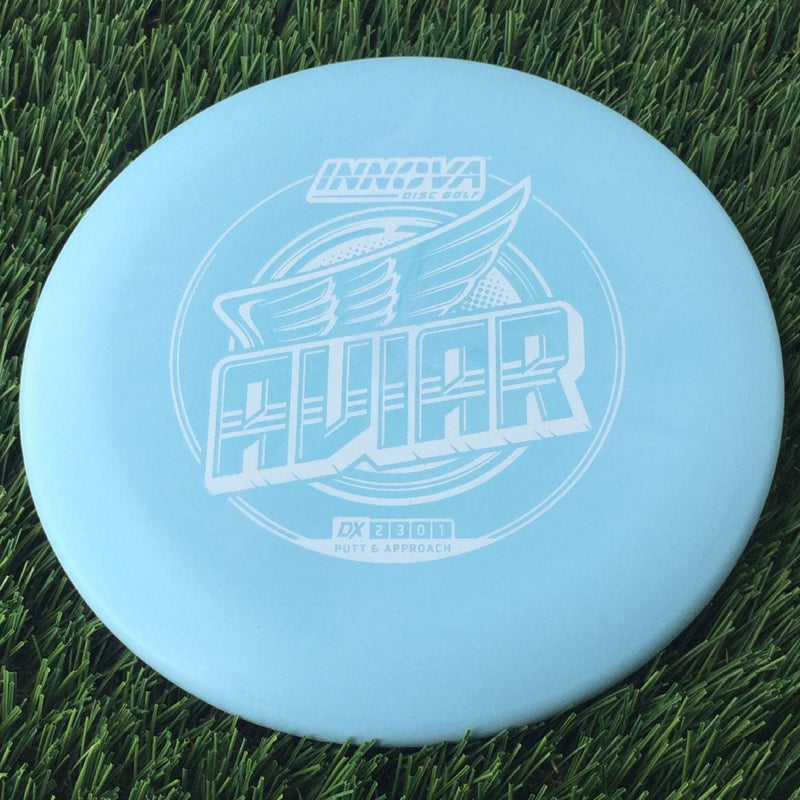 Innova DX Aviar Putter with Burst Logo Stock Stamp - 175g Light Blue