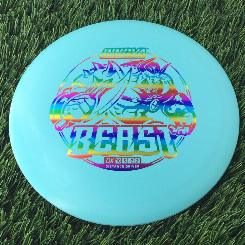 Innova DX Beast with Burst Logo Stock Stamp - 175g Turquoise Blue