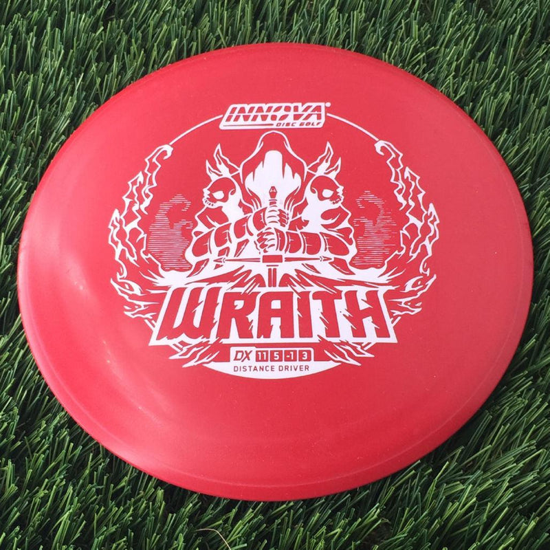 Innova DX Wraith with Burst Logo Stock Stamp - 170g Red