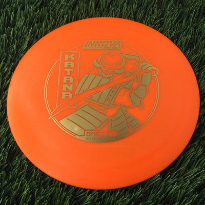 Innova DX Katana with Burst Logo Stock Stamp - 163g Orange