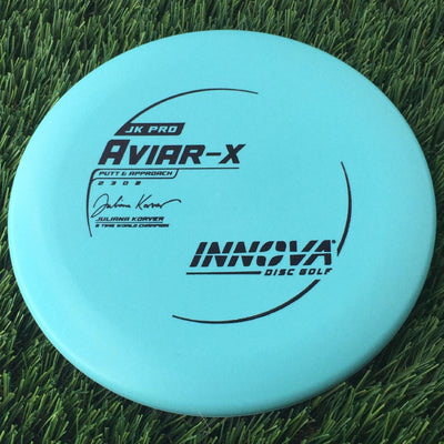 Innova Pro JK Aviar-x with Juliana Korver - 5 Time World Champion Stamp - 160g Turquoise Blue