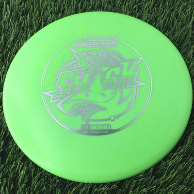 Innova DX Shark with Burst Logo Stock Stamp - 158g Green