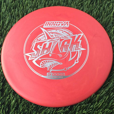 Innova DX Shark with Burst Logo Stock Stamp - 160g Red