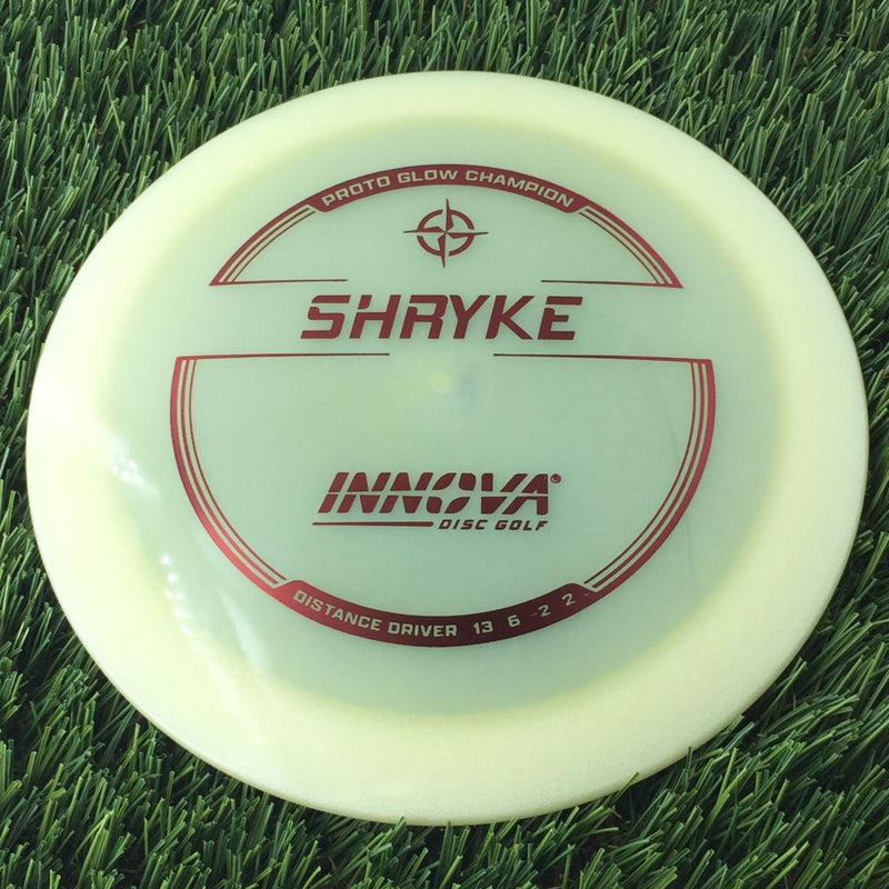 Innova Proto Glow Champion Champion Shryke with Burst Logo Stock Stamp - 172g - Translucent Glow