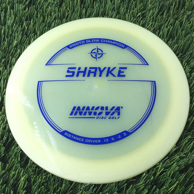 Innova Proto Glow Champion Champion Shryke with Burst Logo Stock Stamp - 172g - Translucent Glow