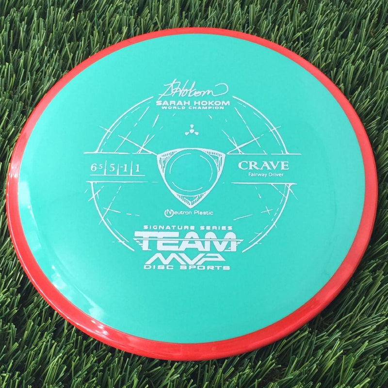 Axiom Neutron Crave with Sarah Hokom World Champion Signature Series Team MVP Stamp - 158g Teal Green