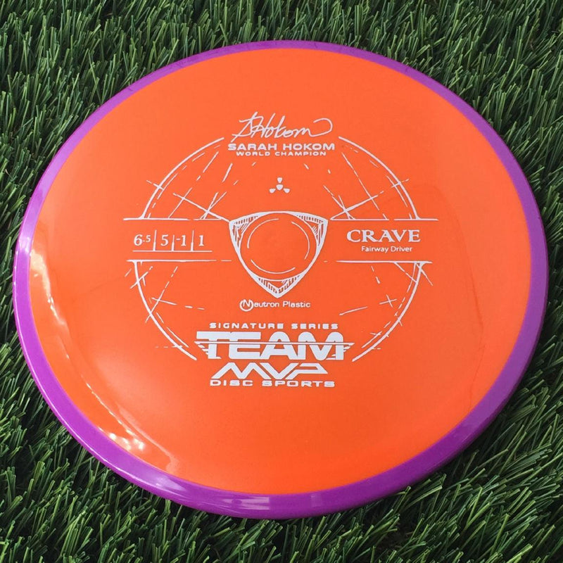 Axiom Neutron Crave with Sarah Hokom World Champion Signature Series Team MVP Stamp - 160g Orange