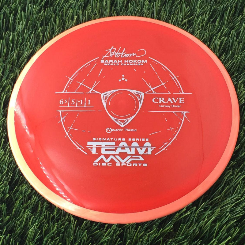 Axiom Neutron Crave with Sarah Hokom World Champion Signature Series Team MVP Stamp - 158g Red