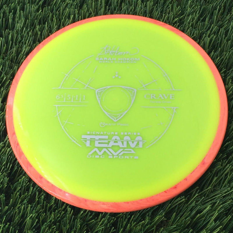 Axiom Neutron Crave with Sarah Hokom World Champion Signature Series Team MVP Stamp - 163g Yellow