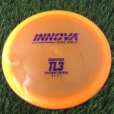 Innova Champion TL3 with Burst Logo Stock Stamp - 150g - Translucent Orange