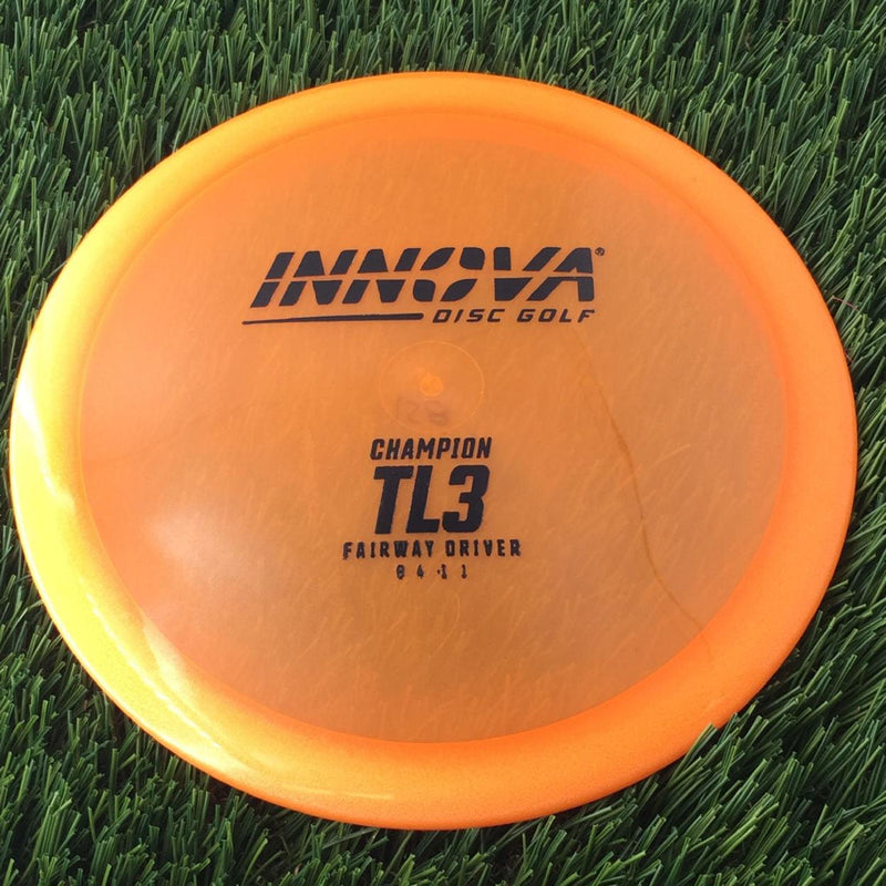 Innova Champion TL3 with Burst Logo Stock Stamp - 158g - Translucent Orange