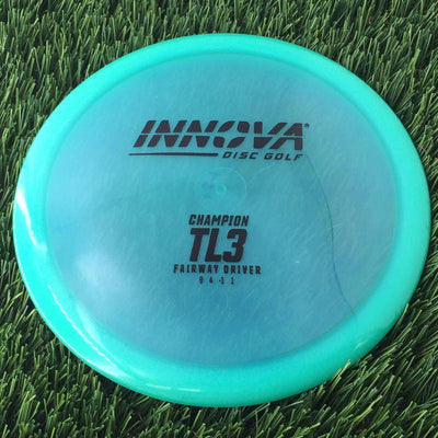 Innova Champion TL3 with Burst Logo Stock Stamp - 157g - Translucent Teal Green