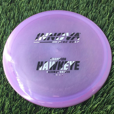 Innova Champion Hawkeye with Burst Logo Stock Stamp - 171g - Translucent Purple