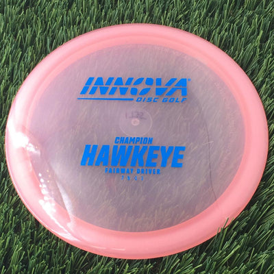 Innova Champion Hawkeye with Burst Logo Stock Stamp - 175g - Translucent Pink