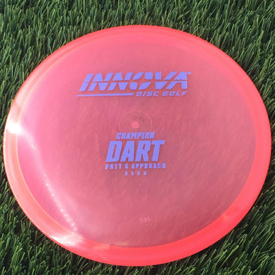 Innova Champion Dart with Burst Logo Stock Stamp - 170g - Translucent Pink