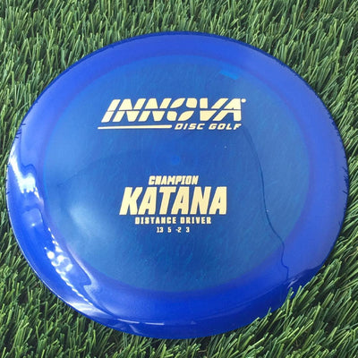 Innova Champion Katana with Burst Logo Stock Stamp - 170g - Translucent Blue