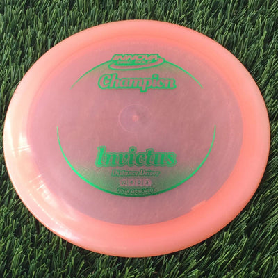 Innova Champion Invictus with Circle Fade Stock Stamp - 175g - Translucent Pink