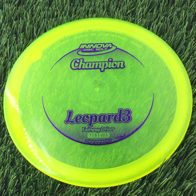 Innova Champion Leopard3 with Circle Fade Stock Stamp - 168g - Translucent Yellow