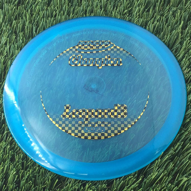 Innova Champion Leopard3 with Circle Fade Stock Stamp - 175g - Translucent Blue