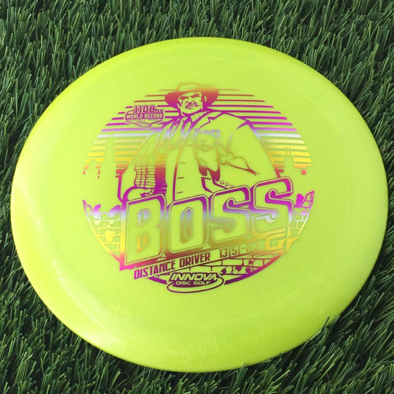 Innova Gstar Boss with Stock Character Stamp - 175g Muted Green