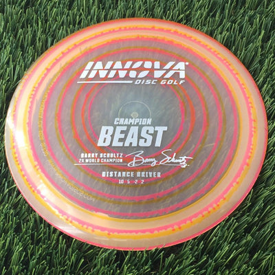 Innova Champion I-Dye Beast with Burst Logo Barry Schultz 2X World Champion Stamp - 167g - Translucent Dyed