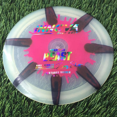 Innova Champion I-Dye Beast with Burst Logo Barry Schultz 2X World Champion Stamp - 171g - Translucent Dyed