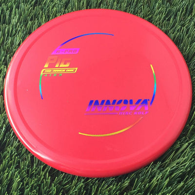 Innova R-Pro Pig with Burst Logo Stock Stamp - 172g Red