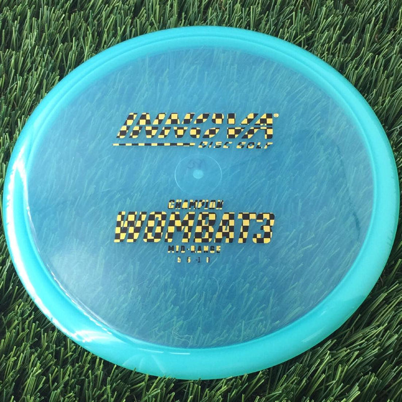 Innova Champion Wombat3 with Burst Logo Stock Stamp - 180g - Translucent Light Blue