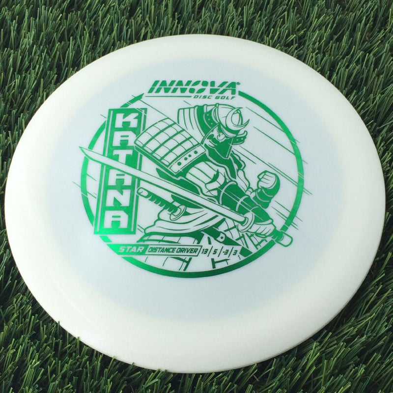 Innova Star Katana with Burst Logo Stock Stamp - 138g White