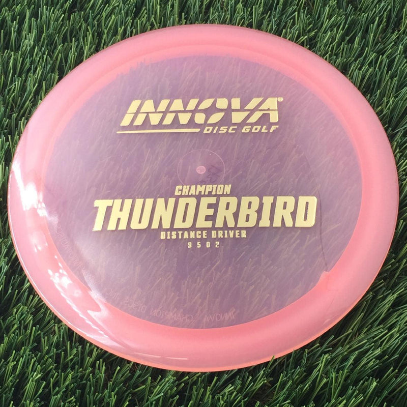 Innova Champion Thunderbird with Burst Logo Stock Stamp - 175g - Translucent Light Pink