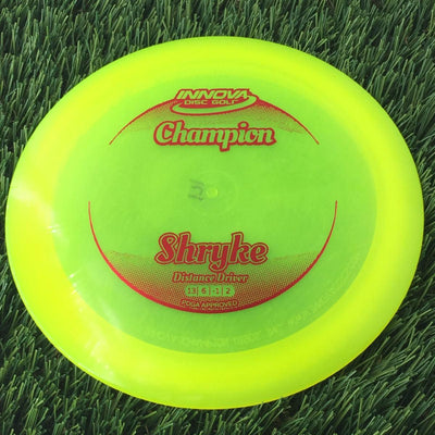 Innova Champion Champion Shryke with Circle Fade Stock Stamp - 171g - Translucent Yellow